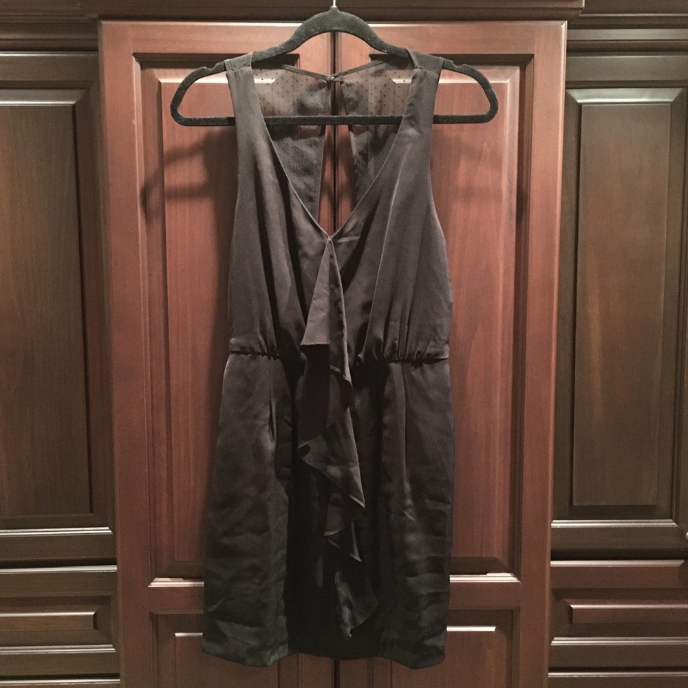 BCBGeneration Ruffle Front Cocktail Dress - Picture 3 of 7
